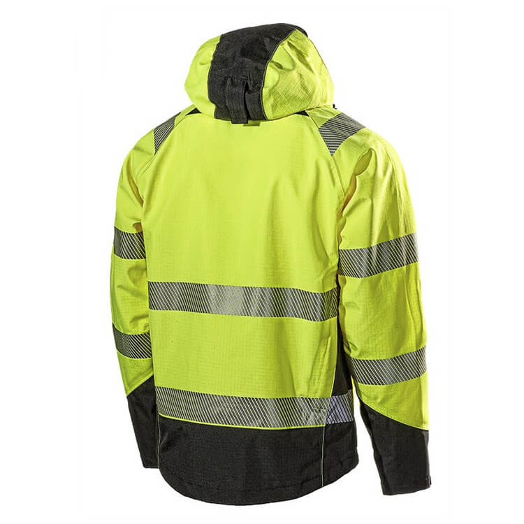 Men's safety rain jacket