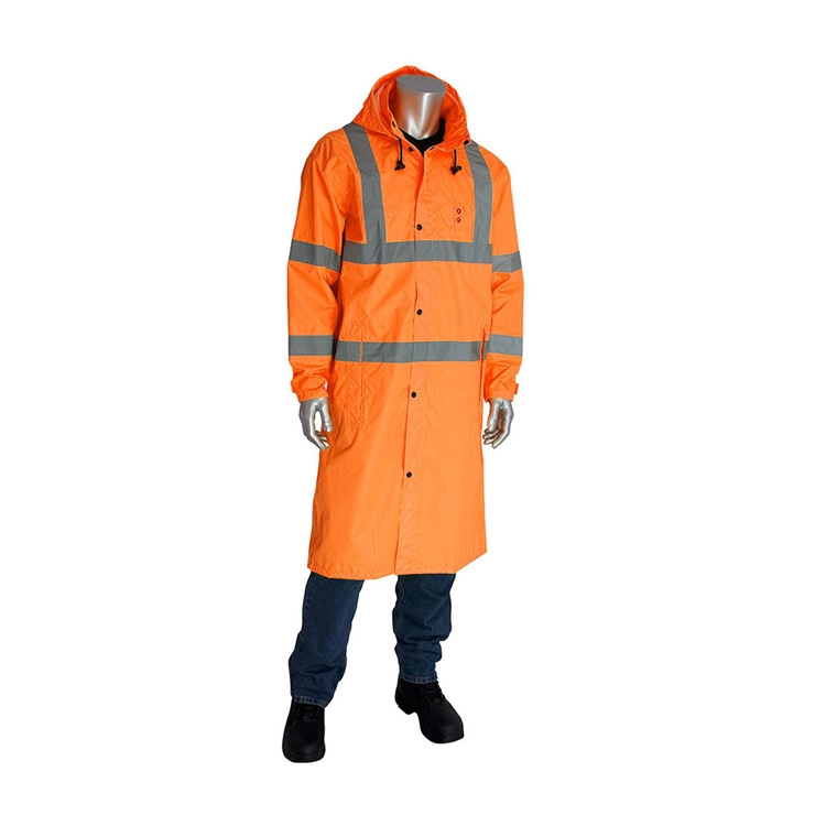 Men's safety rain jacket