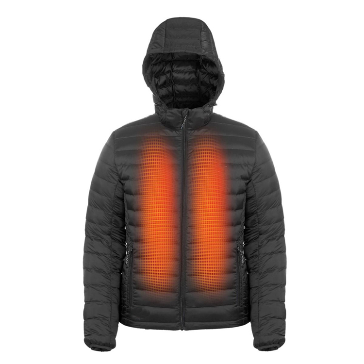 Mens heated down jacket 
