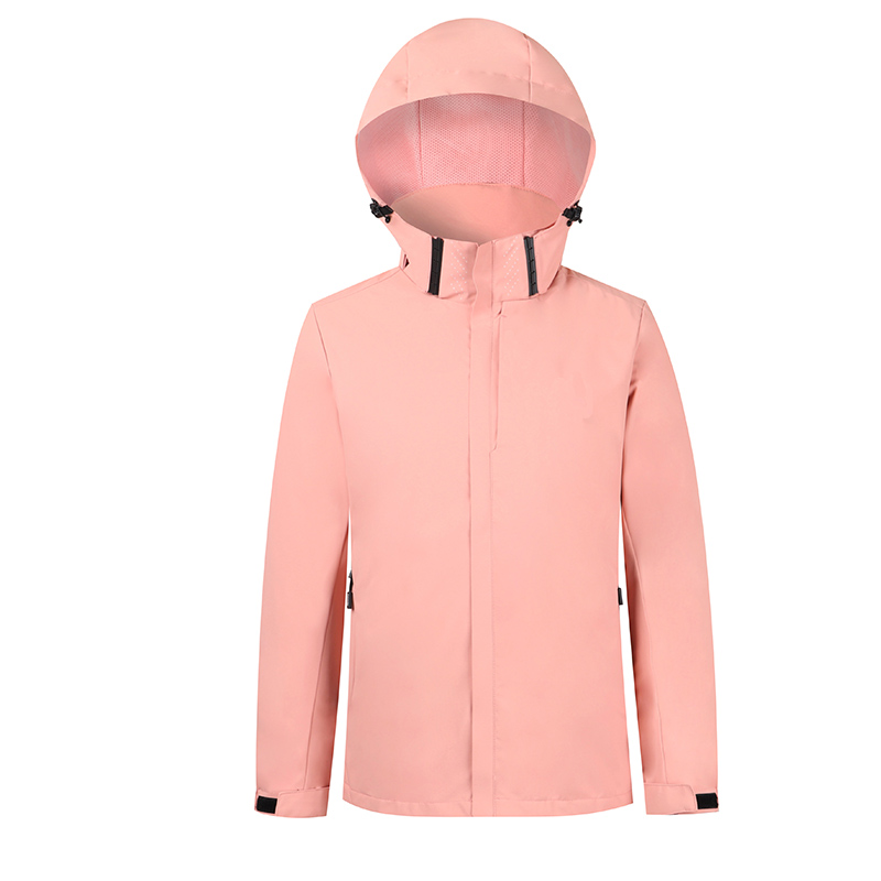 Waterproof windproof jacket women's