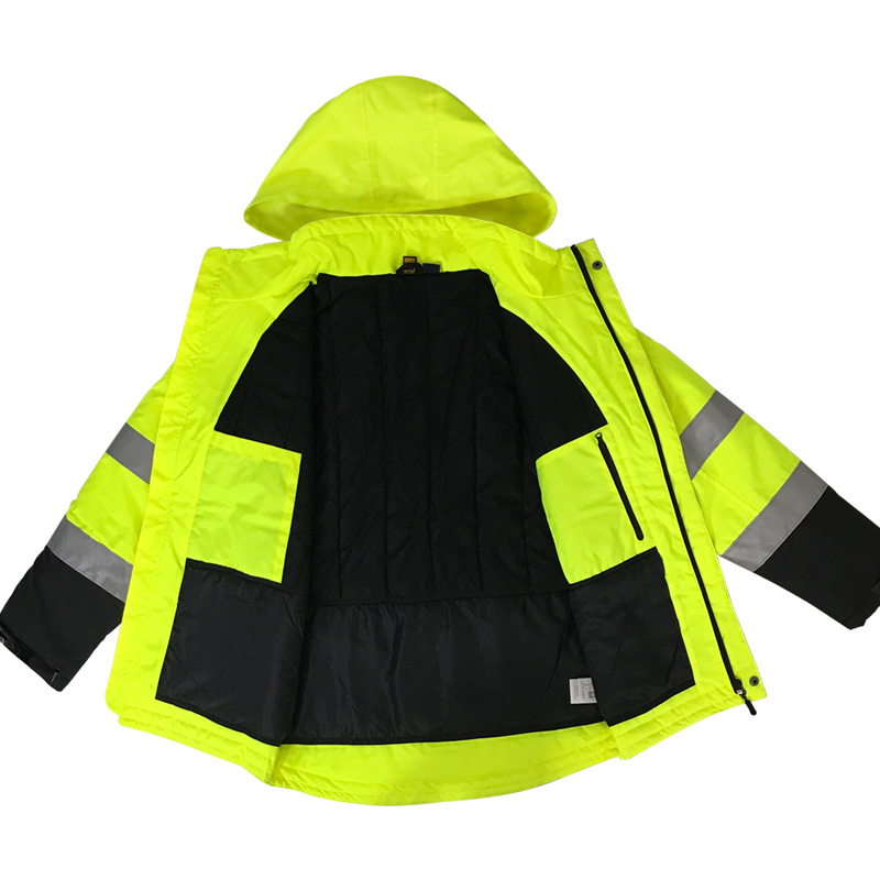 Warnschutz-Schweißerjacke mit Kapuze