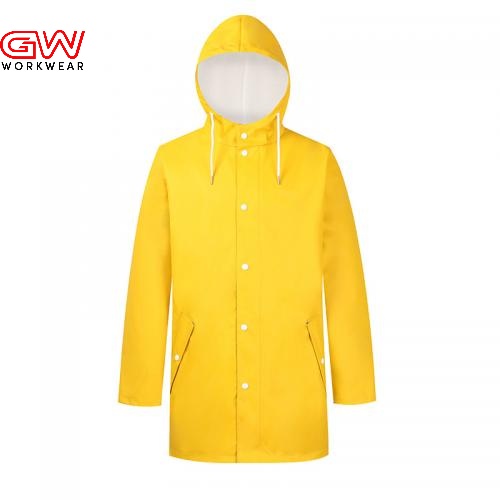 Women's waterproof PU raincoat