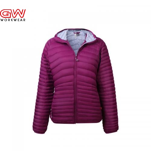 China Ladies Purple Light Insulated, Ladies Purple Winter Coats