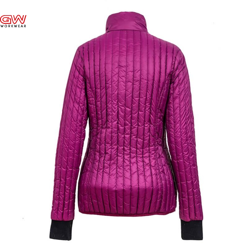 Womens quilted down jacket