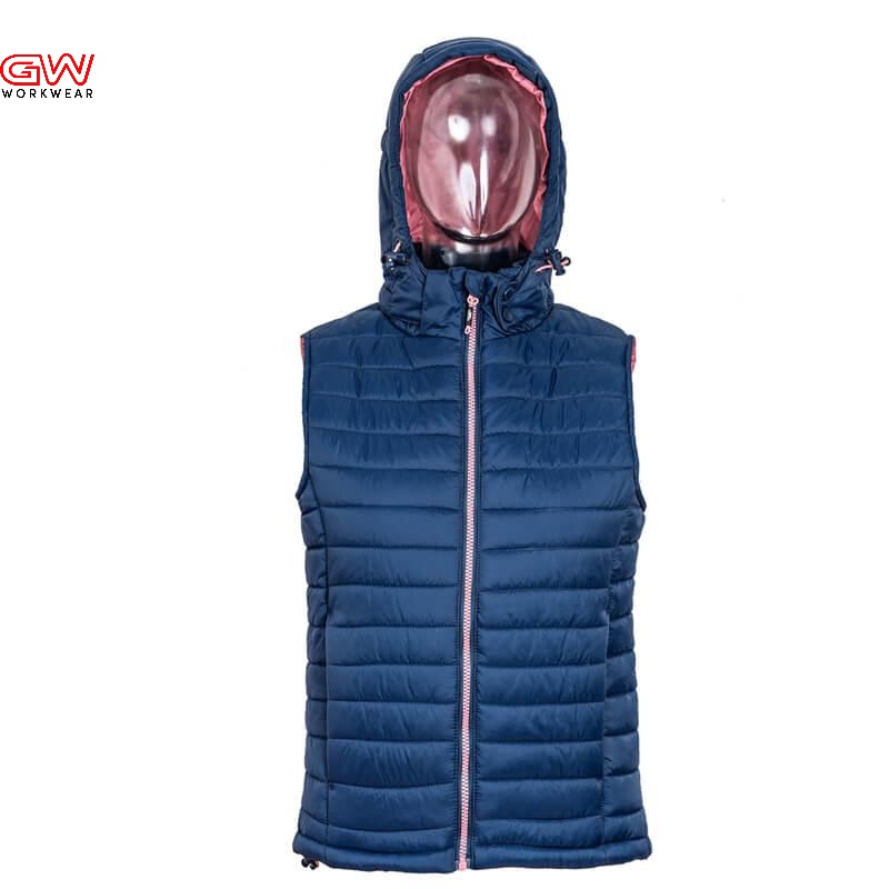 Women's quilted padded vest