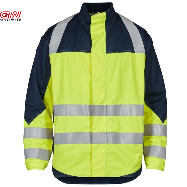 High visibility winter jacket