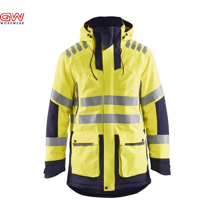 High visibility waterproof jacket