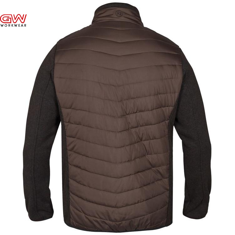 Mens quilted hybird jacket