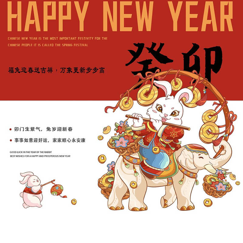 Feiertagsmitteilung zum chinesischen Neujahr